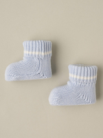 Комбинезон с воротником, носочки и чепчик, Голубой