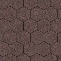 Тротуарная плитка СОТЫ - Гранит+ Красный с черным