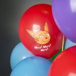 Воздушный Шар (12''/30 см) Три Кота, Играем вместе, Ассорти, пастель, 1 ст, 25 шт.