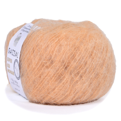 Пряжа Super Kid Mohair, 25г,237м, 47%супер кид мохер,31%мериносовая шерсть, 22% па (цена за 1шт)