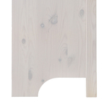 Книжный стеллаж деревянный 5 полок Мадейра 86х39х211 см из массива сосны, белый