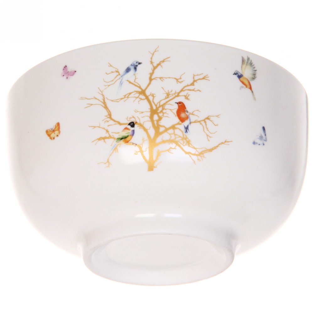 Салатник керамический «Райский сад» 11,5*6см, белый