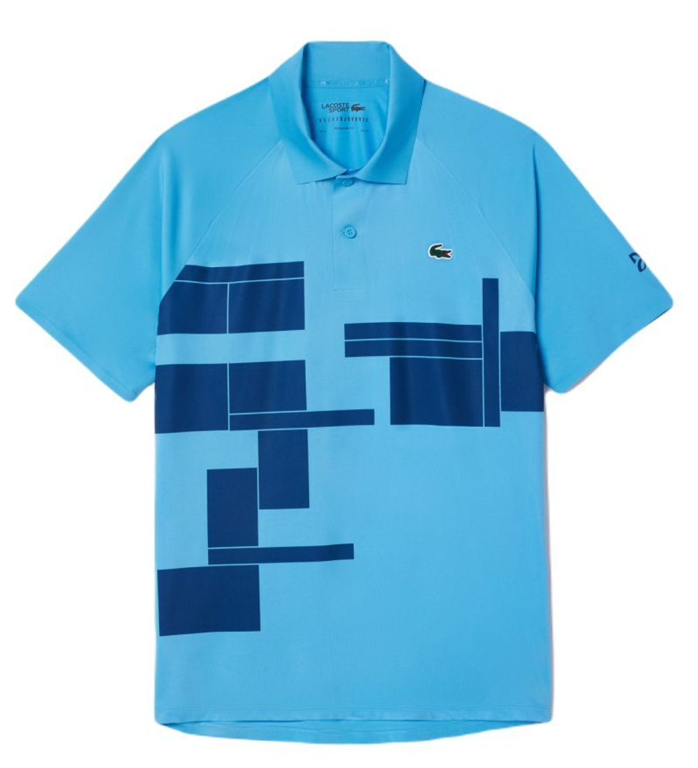 Теннисное поло Lacoste Tennis x Novak Djokovic Regular Fit On Court