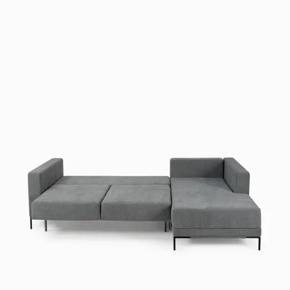 Диван раскладной Colston правосторонний 288 см, темно-серый