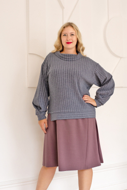 Туника 2720ЛП, серый #133С032720ЛП