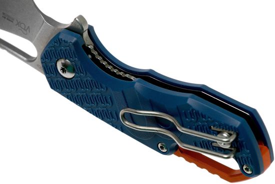 Складной нож MKM "ISONZO" MKM/FX03 1PBL c клинком из стали Böhler N690, рукоять FRN