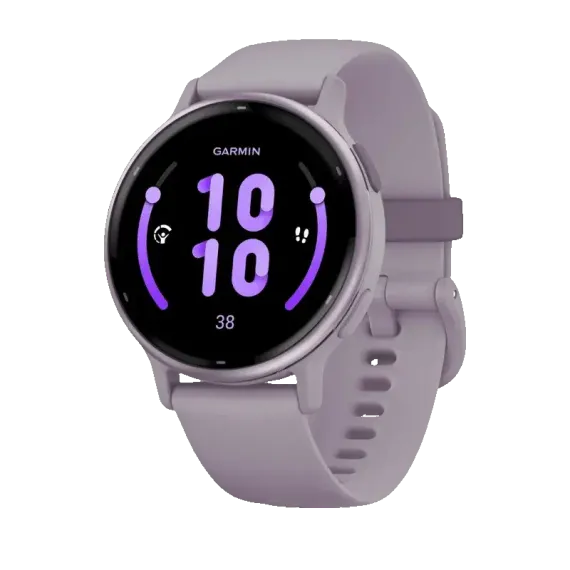 Garmin Vivoactive 5 цвет орхидеи с металлическим безелем и силиконовым ремешком