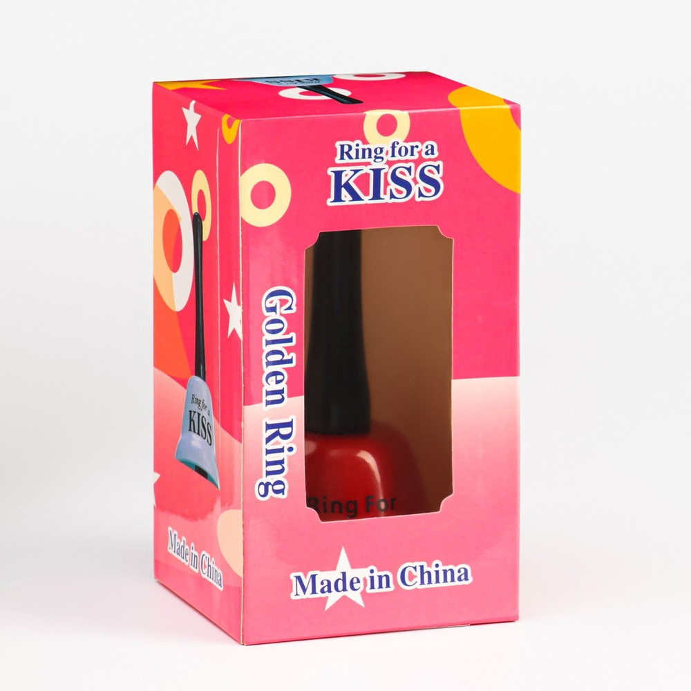 Настольный колокольчик RING FOR SEX (Цвет: красный с черным)