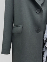 Пиджак eVe свободный на две пуговицы с воланами