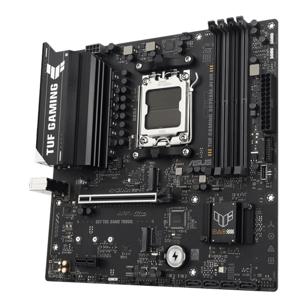 Материнская плата ASUS TUF GAMING A620AM-PLUS AM5 A620A 4xDDR5 4xSATA3 RAID 2xM.2 1xHDMI 2xDP mATX