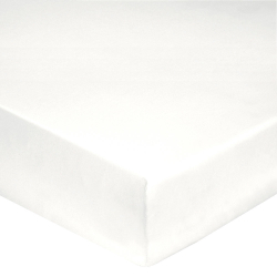 Простыня на резинке 160x200 Blanc des Vosges джерси белая Франция фото