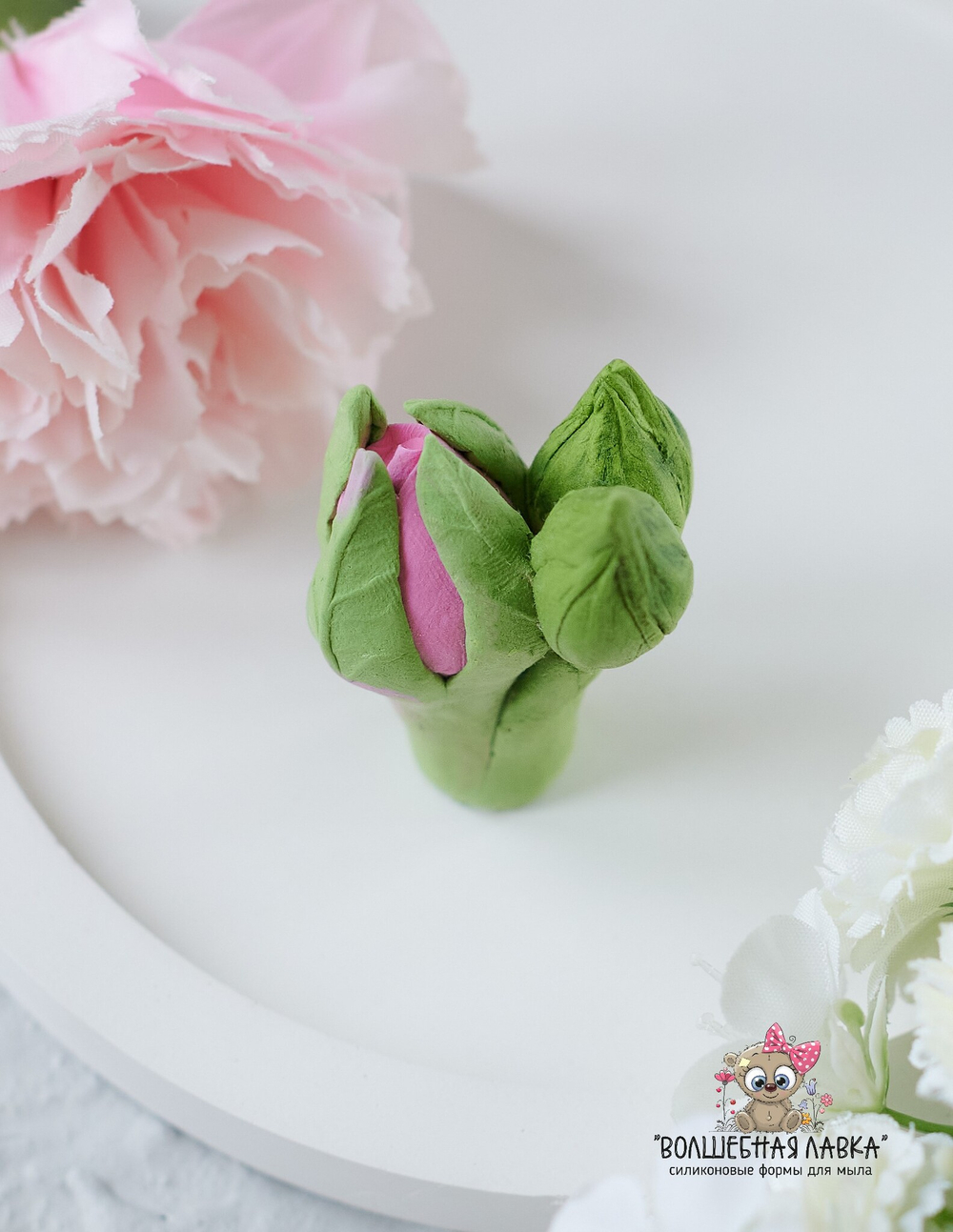Силиконовая форма Бутоны роз