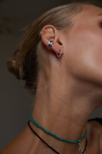 Серьга Helix Geo Silver