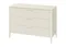 Комод Type 3 ящика ширина 120 см (молочный)