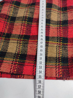 Юбка в клетку с шерстью 44 размер