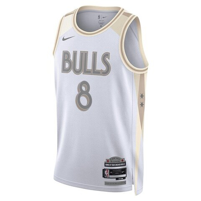 Футболка Nike NBA 2024/25 City Edition Swingman Chicago Bulls Zach LaVine White Jersey