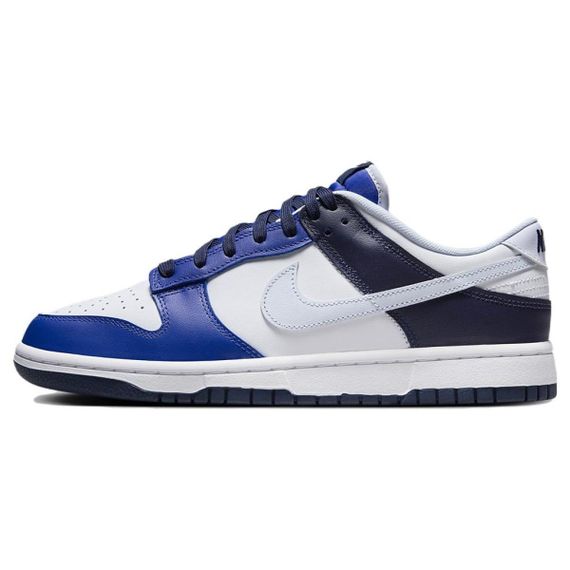NIKE Dunk Кроссовки для скейтбординга Низкие Белые и синие Мужские