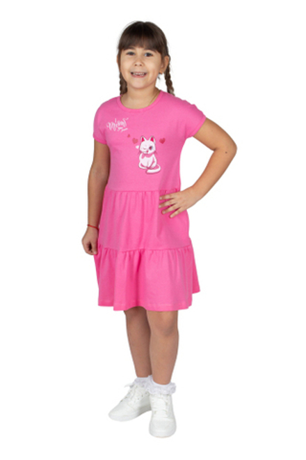 Л3494-7967 теплый розовый платье детское Basia.