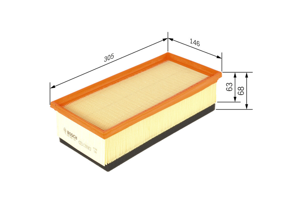 BOSCH - F026400121-BOC - Air Filter