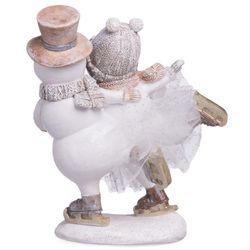 СТАТУЭТКА "СНЕГОВИКИ" 16Х9,5Х18,5 СМ