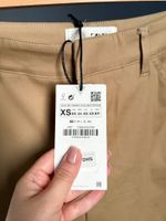 Новые брюки из хлопка с вискозой Zara, XS