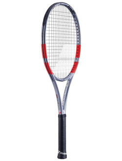 Теннисная ракетка Babolat Pure Strike 98 16/19 4-gen - grey/fluo strike + струны