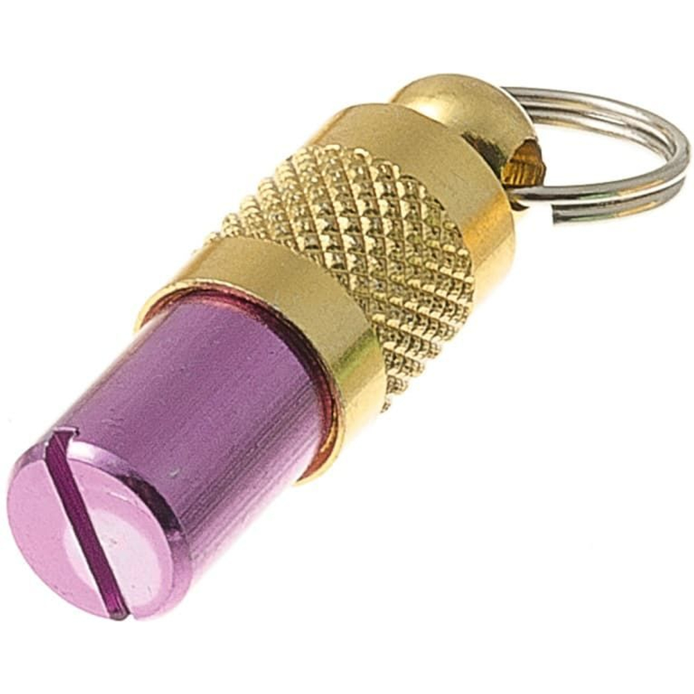 Адресник-капсула, фиолетовый (алюмин.) 25мм  JB-2001  24шт/уп Пет лайн