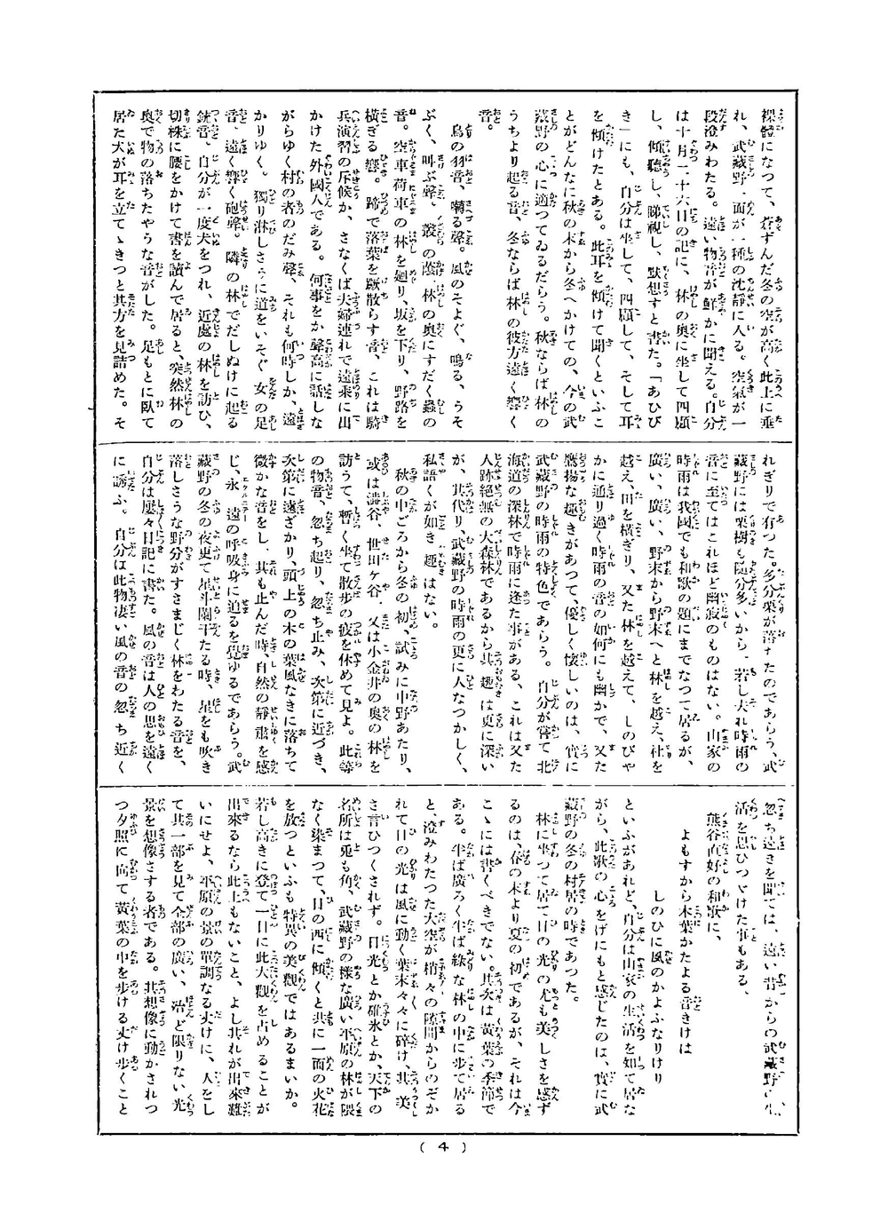 Kunikida Doppo shu | Doppo Kunikida