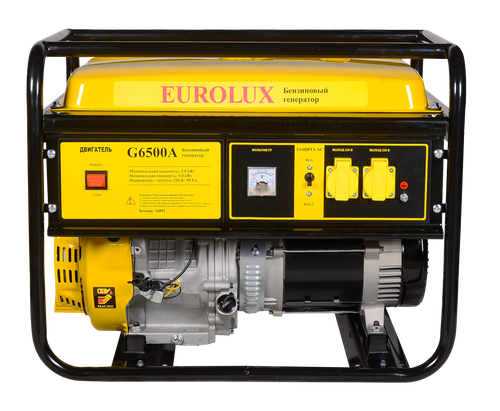 Бензиновый генератор EUROLUX G6500A - [5 кВт / 220V]