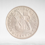 Portugal, 2.50 Escudos, 1977, XF