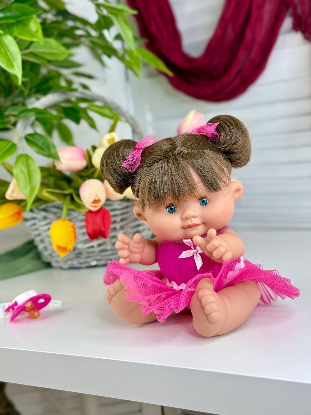Пупс Nines 26см PEPOTE с закрывающими глазками (N804B6)