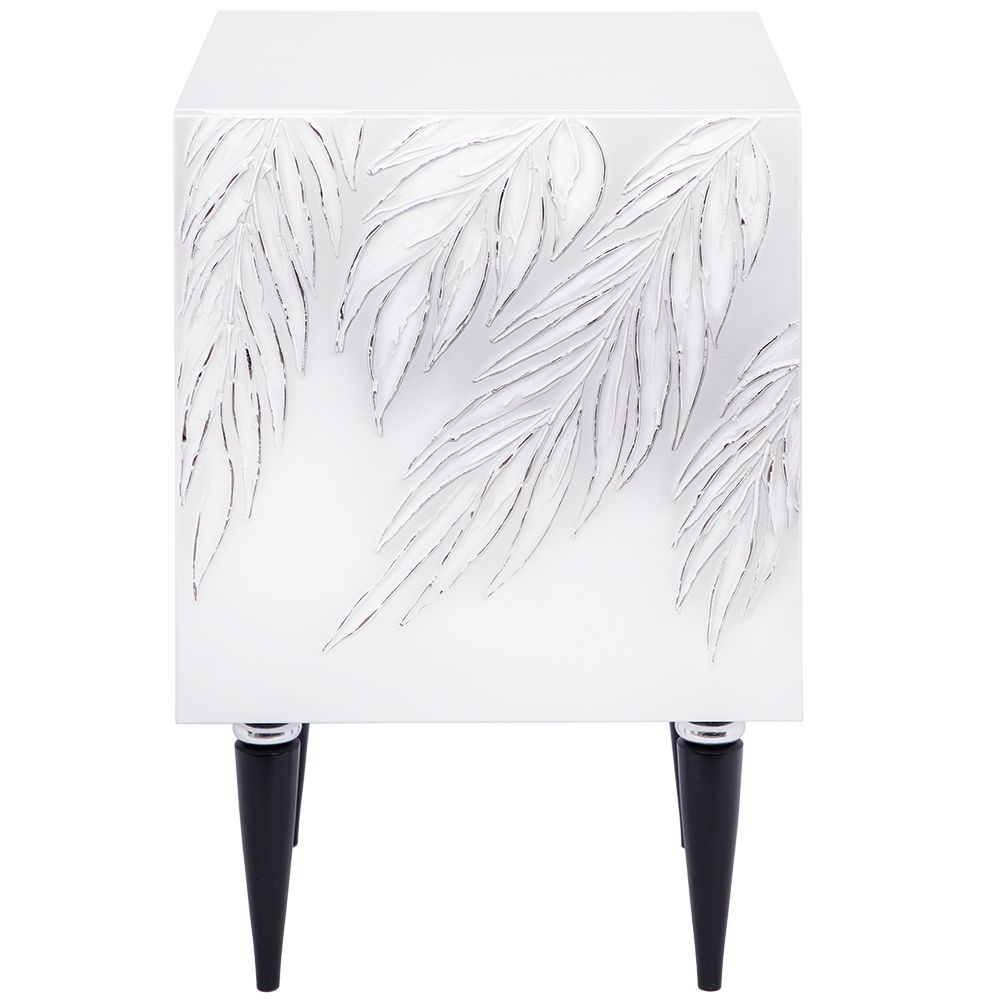 Тумба прикроватная Тропик Классика Айс Найт Сильвер правая