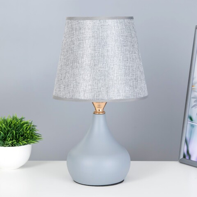 Лампа настольная Гавана 1xE27 40Вт  24х24х41 см (серый)