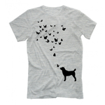 Футболка "Алабай и бабочки"