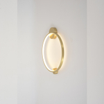 Настенный светодиодный светильник Crystal Lux REAL AP18W LED BRASS