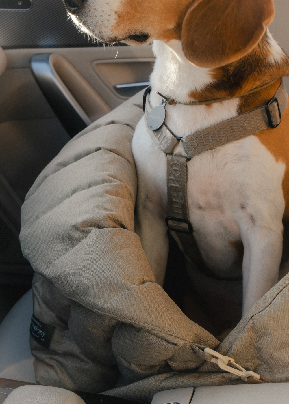 Автокресло-Пони бежевое