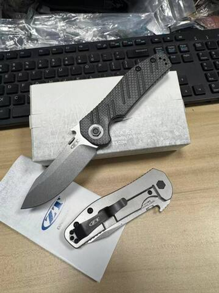 Нож Zero Tolerance 0630 Emerson A+++ - рукоять чистый карбон + титан