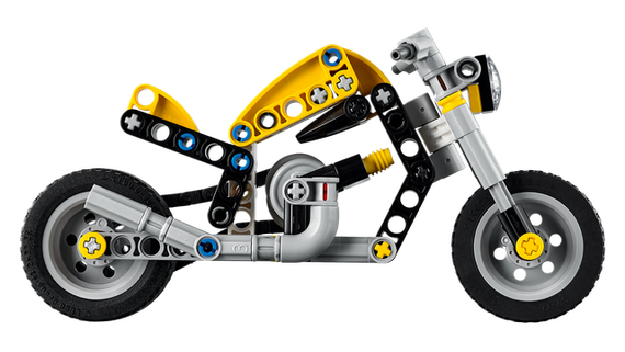 LEGO Constructor Technic Yellow Motorcycle
