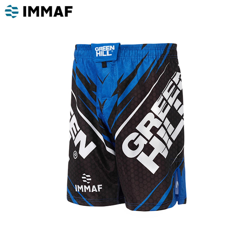 MMi-3922 Шорты MMA IMMAF approved синие