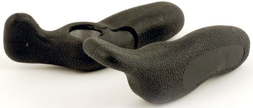 Рога алюминий/резина короткие ABE-402 Blk эргон. (50) черные AUTHOR