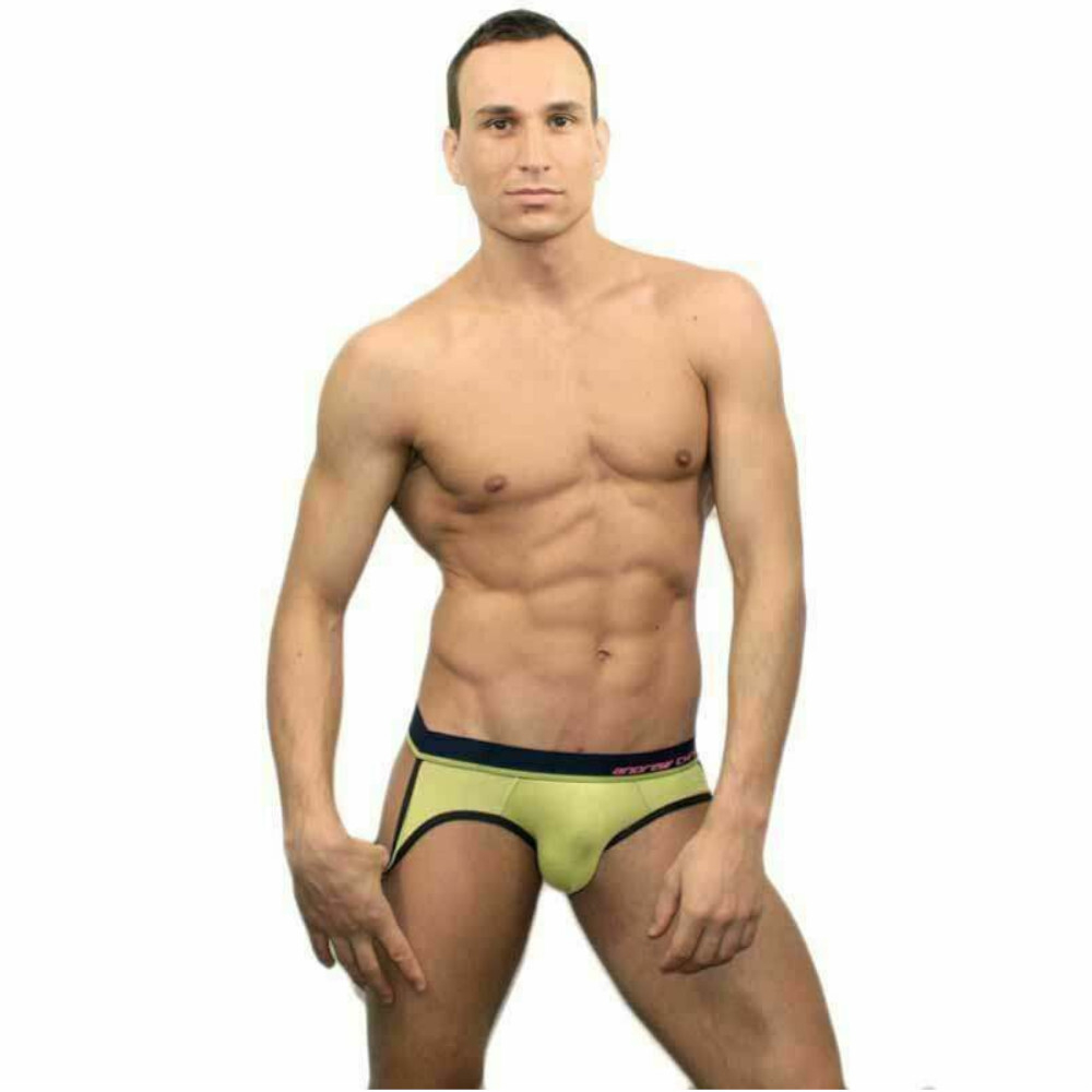 Мужские трусы джоки салатовые Andrew Christian Glow Almost Naked Comfort Jock Neon