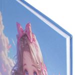 Дневник 1-4 класс 48 л., гибкая обложка, ЮНЛАНДИЯ, выборочный лак, с подсказом, "Девочка с котиком", 107140