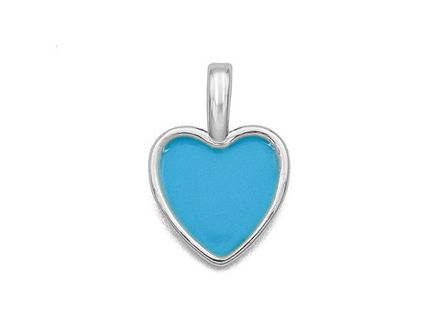 Подвеска Сердце с эмалью