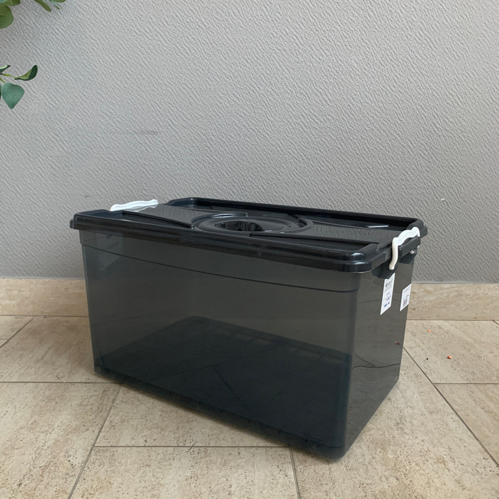 Ящик универсальный прямоугольный на колесах, объем-50л М3116