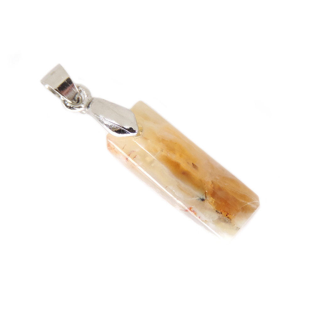 Кулон "Багет" опал древесный асс.