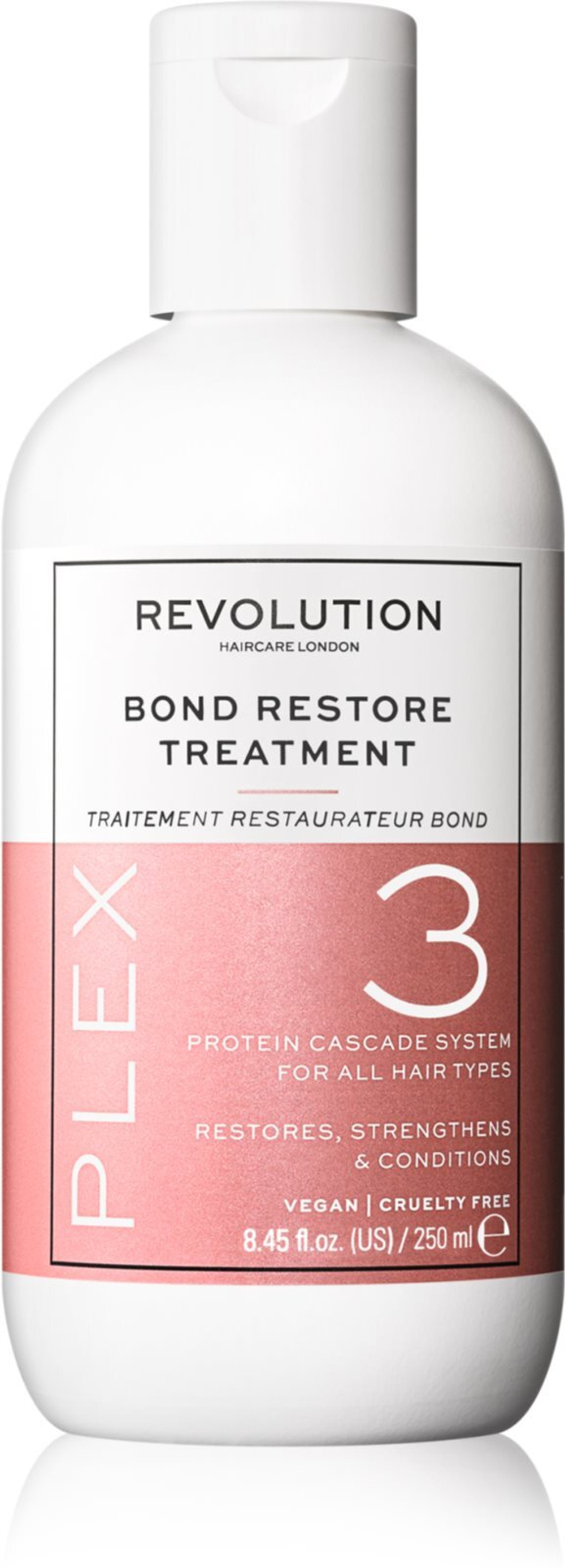 Revolution Haircare Plex No.3 Bond Restore Treatment - интенсивный уход за сухими и поврежденными волосами /   250  ml  / GTIN 5057566531603