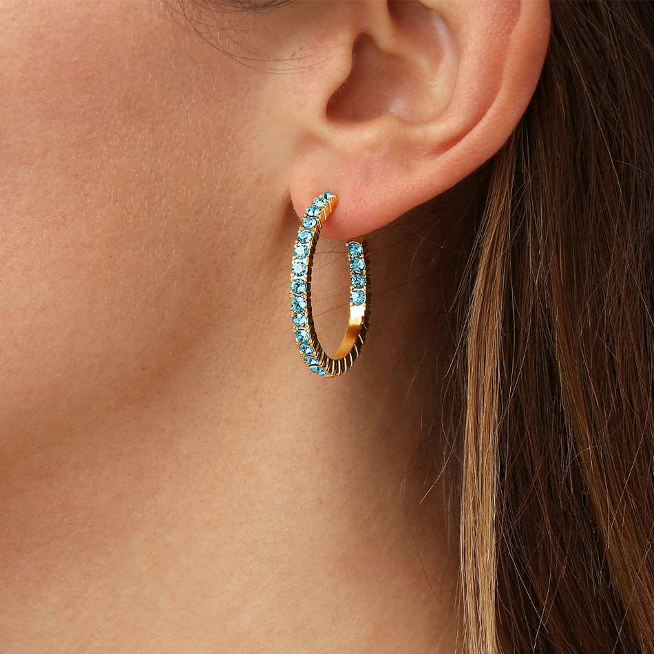 Серьги Dyrberg Kern PINA SG AQUA 480051