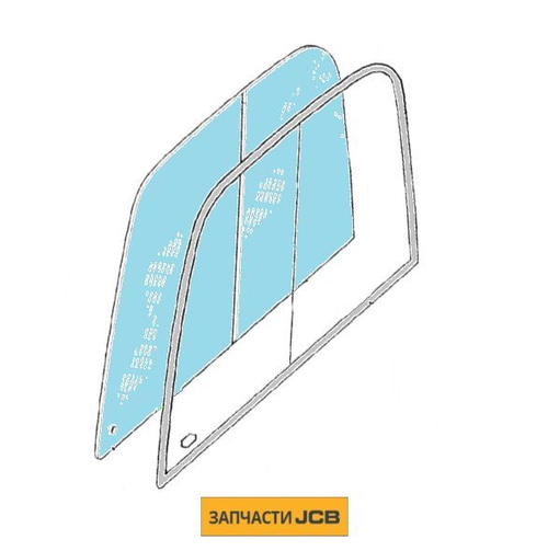 Стекло левое дверное JCB 927/20052