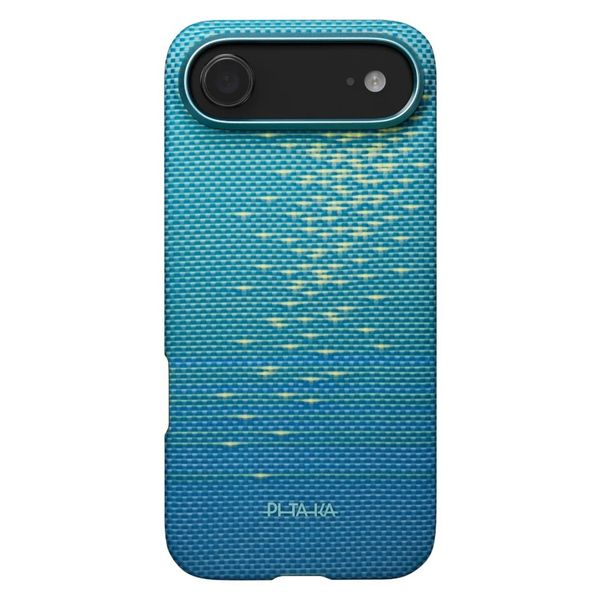 Чехол Pitaka Edge Case для iPhone Air, Лазурный | Lucid Blue