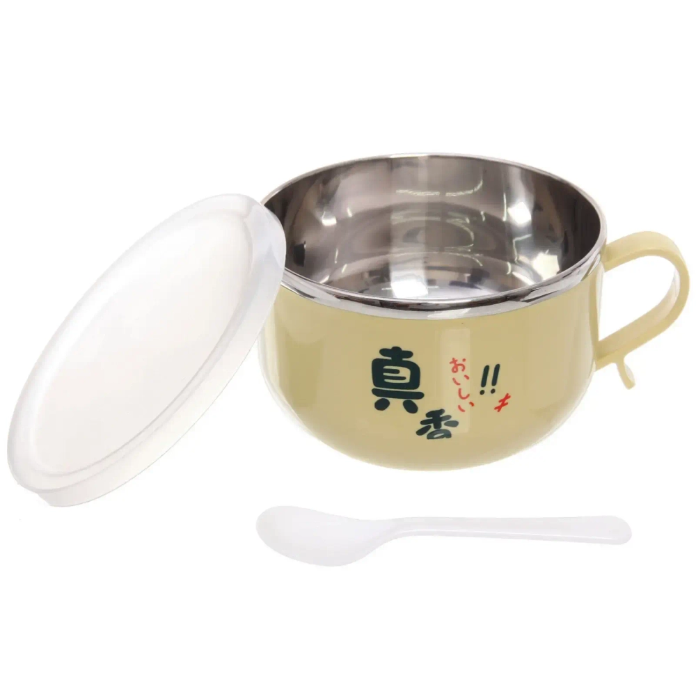 Ланч-бокс пластиковый «SEGRETO» с ложкой 13,6*9см оливковый